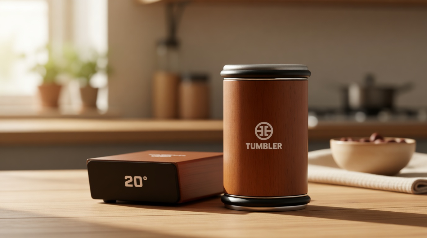 The Original Tumbler Rolling Knife Sharpener™ - Knife Sharpening Made Easy - Knife Sharpener Tool for Kitchen, Outdoor & Utility Knives - 15 & 20° Angles - Ultimate Gift for Father's Day