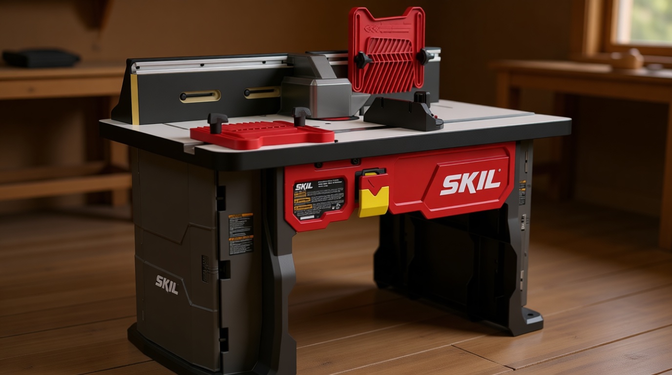 SKIL SRT1039 Benchtop Portable Router Table for SKIL Routers RT1323-00 & RT1322-00 (Router Not Included)