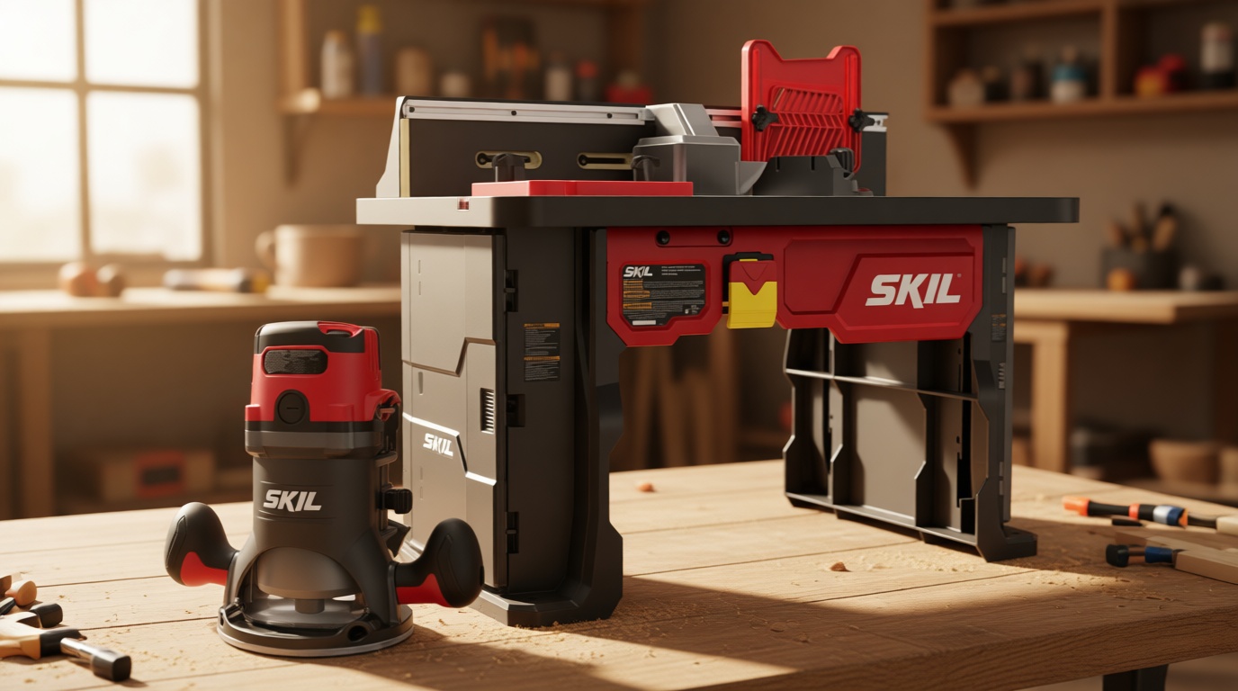 SKIL RT1323-01 Router Table and 10Amp Fixed Base Router Kit