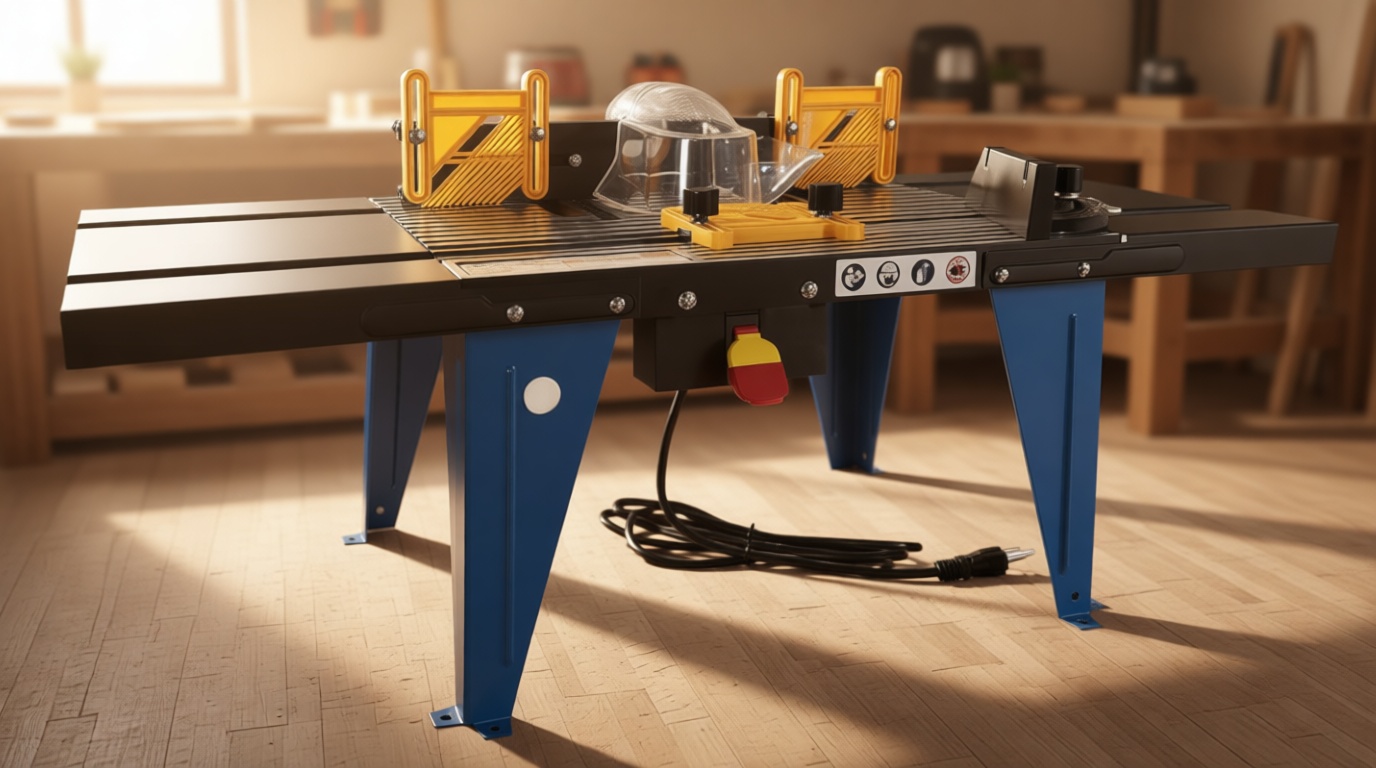 Benchtop Woodworking Router Table (Router Not Included)