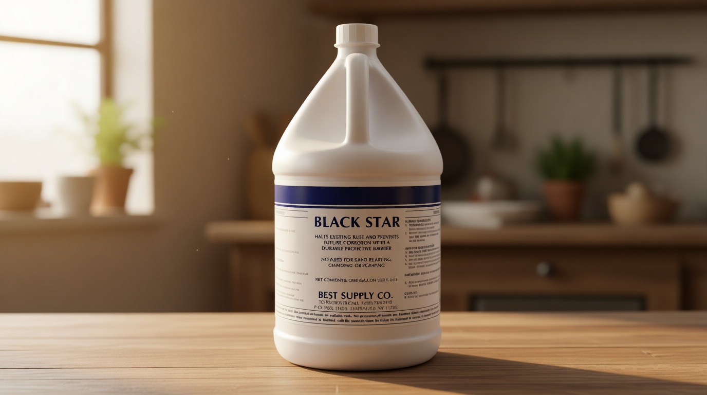BLACK STAR MRO Chem Rust Converter - Converts Rust on Any Steel Surface - 1 Gallon