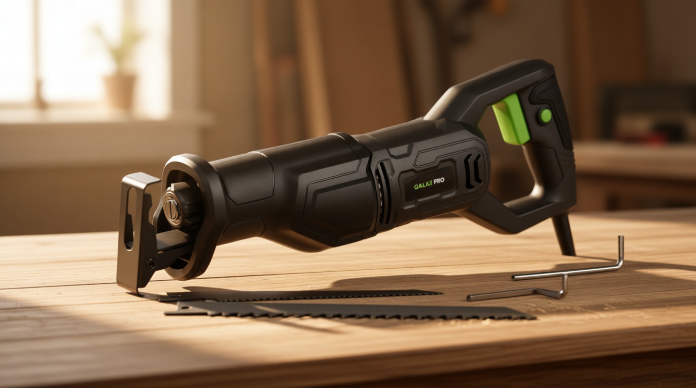 GALAX PRO 120V Reciprocating Saw, 6.0 Amp Variable Speed Corded Reciprocating Saw with1-1/8" Stroke Length, 2800RPM and 6" Max for Wood, Metal, PVC Pipe Cutting