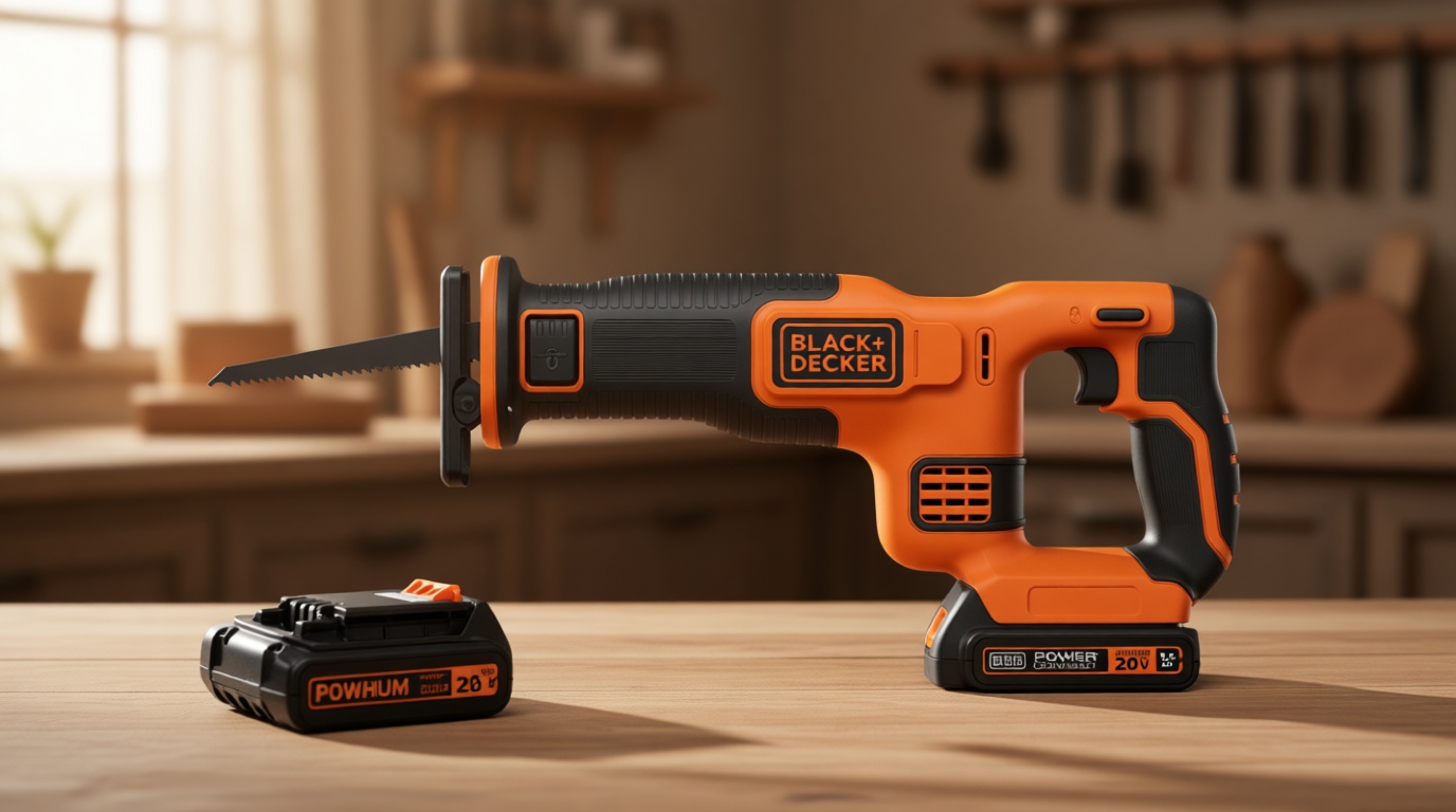 BLACK+DECKER 20V MAX* Cordless Reciprocating Saw Kit (BDCR20C)