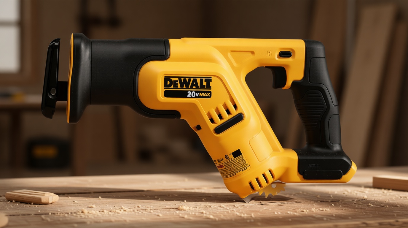 DEWALT 20V MAX Cordless Reciprocating Saw, Compact, Variable Speed, LED Light, Bare Tool Only (DCS387B)