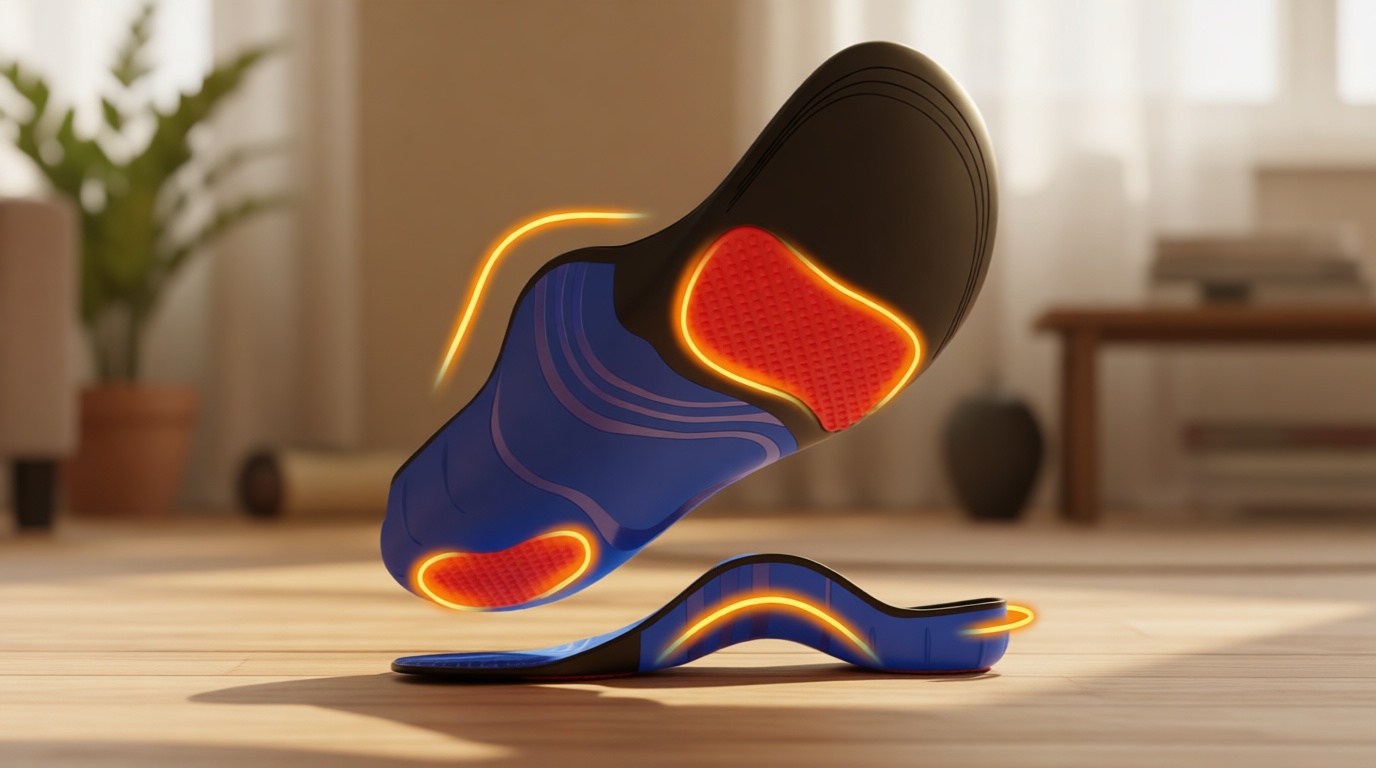 NEUPU 240+lbs Plantar Fasciitis Insoles Men Women