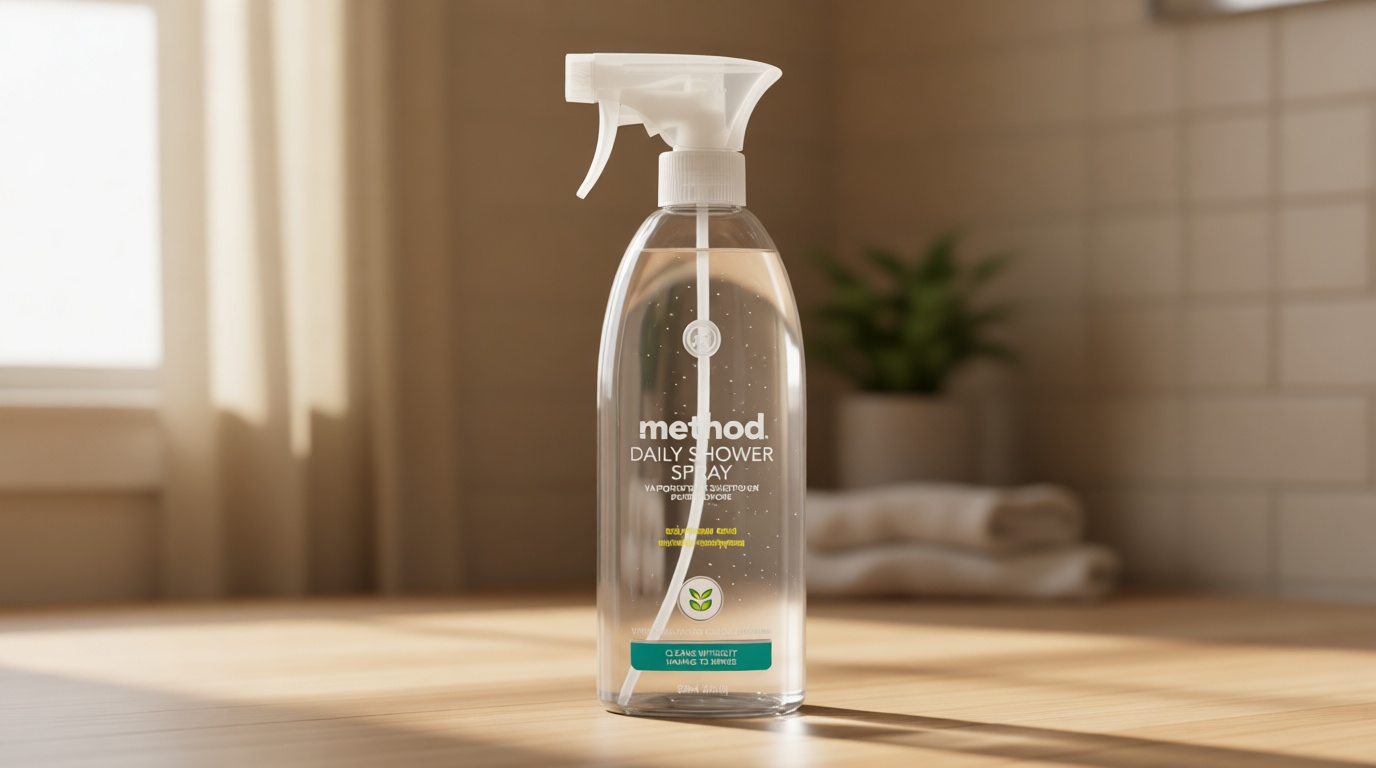 Method Daily Shower Spray Cleaner, Eucalyptus Mint, For Showers, Tile, Fixtures, Glass and Tubs, fl 28 oz (Pack of 1)
