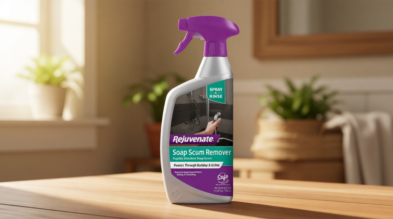 Rejuvenate Soap Scum Remover Easily Dissolves Soap Scum Without Scrubbing, 24 Ounces