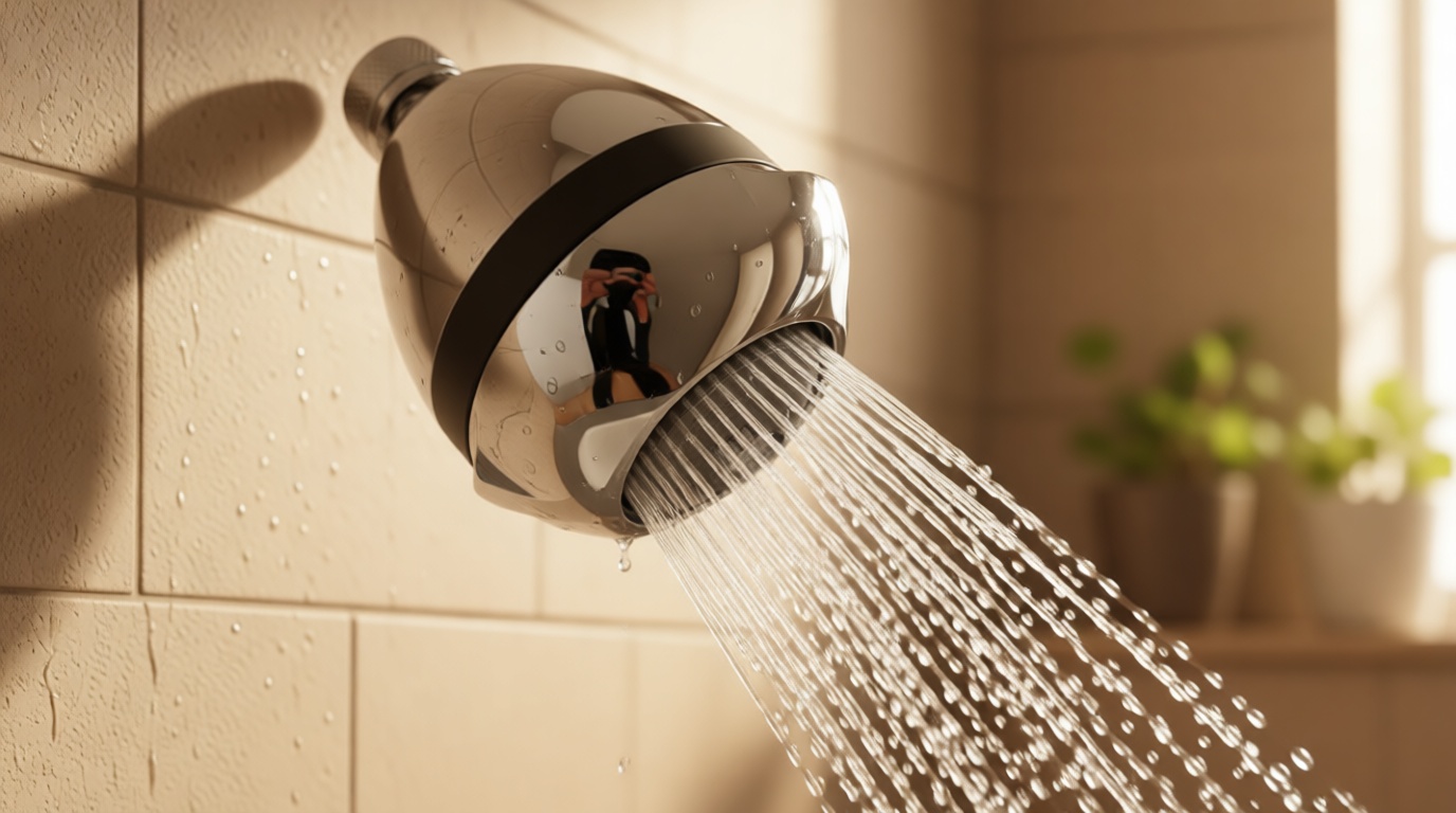 SparkPod 3-Inch Extreme High Pressure Shower Heads - Pressure Boosting with Rain, Massage & Pulsating Mode, Powerful Water-Saving Showerhead - 2.5 GPM Fixed Shower Head (Polished Chrome)