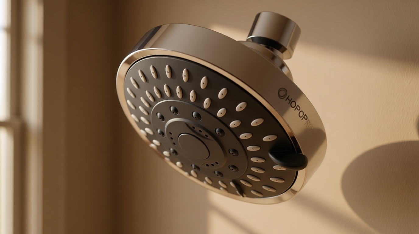 HOPOPRO 5-Mode High Pressure Shower Head - The Washington Post, NBC News, Today TV Show Recommended - High Flow Fixed Showerheads (4 Inch Chrome) WaterSense