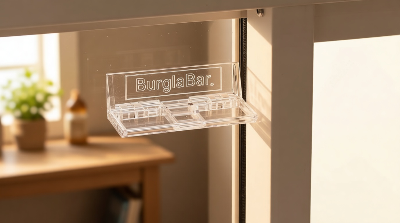 Burglabar 2 Pack Additional Security for Sliding Patio Doors,Sliding Glass Windows. and can be Used Child Safety.