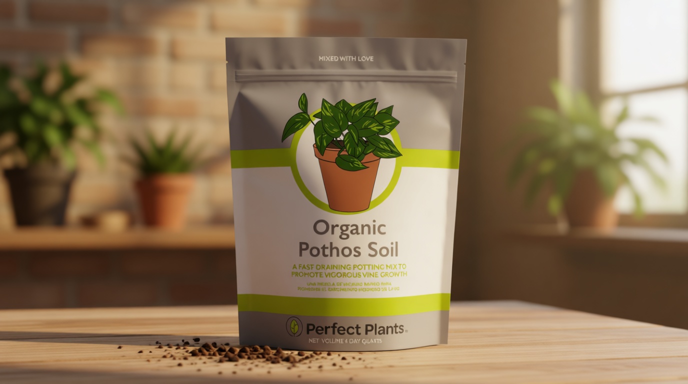 Perfect Plants Organic Pothos Soil | Horticultural Potting Mix for All Indoor Potted Pothos | Grow Healthy houseplants Indoors (4qts.)