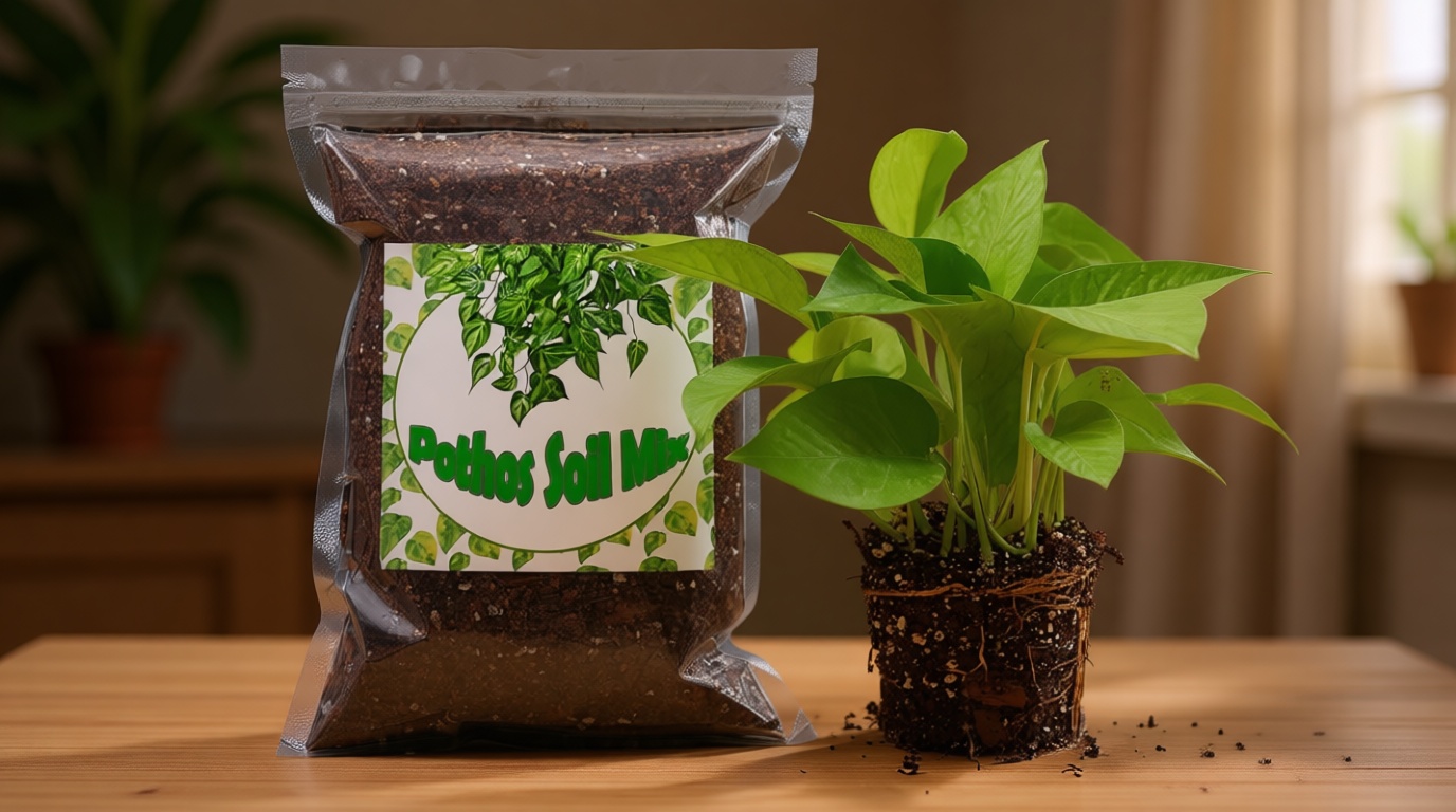 Doter Organic Pothos Soil Mix 1qt, Indoor Plants Potting Mix for All Potted Pothos, Grow Healthy houseplants Indoors