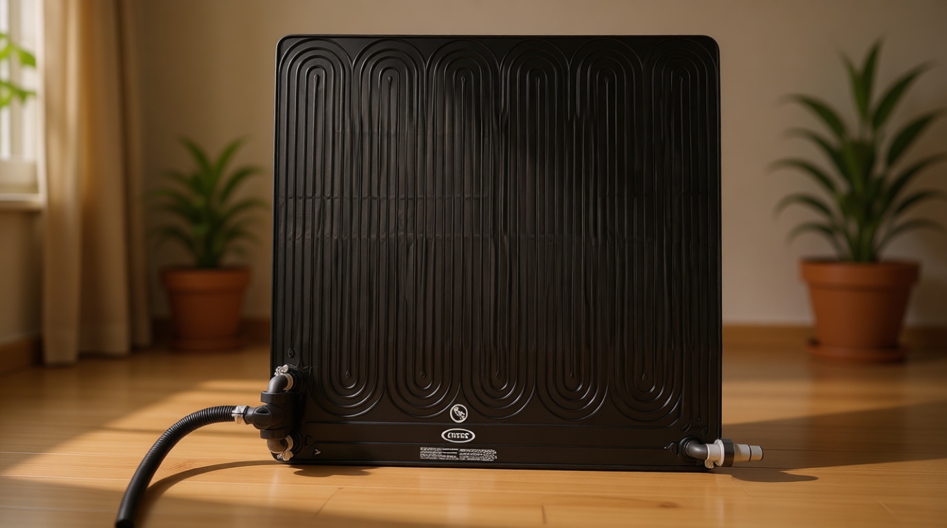 Intex 28685E 47 Inch x 47 Inch Solar Pool Water Heater Mat for 8,000 Gallon Above Ground Swimming Pool with Hose Attachment and Adaptors, Black