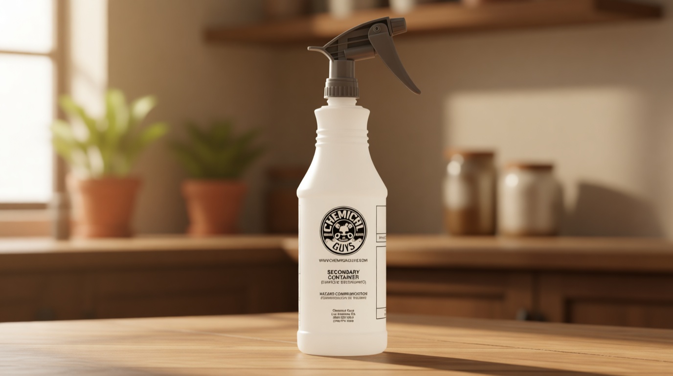 Chemical Guys ACC_130 Professional Chemical Guys Chemical Resistant Heavy Duty Bottle and Sprayer, 32 oz