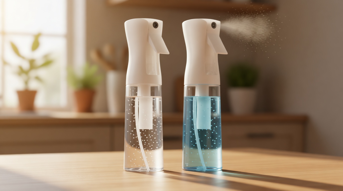 2 Pack Continuous Spray Bottles - Ultra Fine Mist Sprayer | Water Spray Bottle For Hair Mister Spray Bottle | Hair Spray Bottles For Hairstyling, Cleaning, Salons - 2pk 6.8 OZ / 200 ML