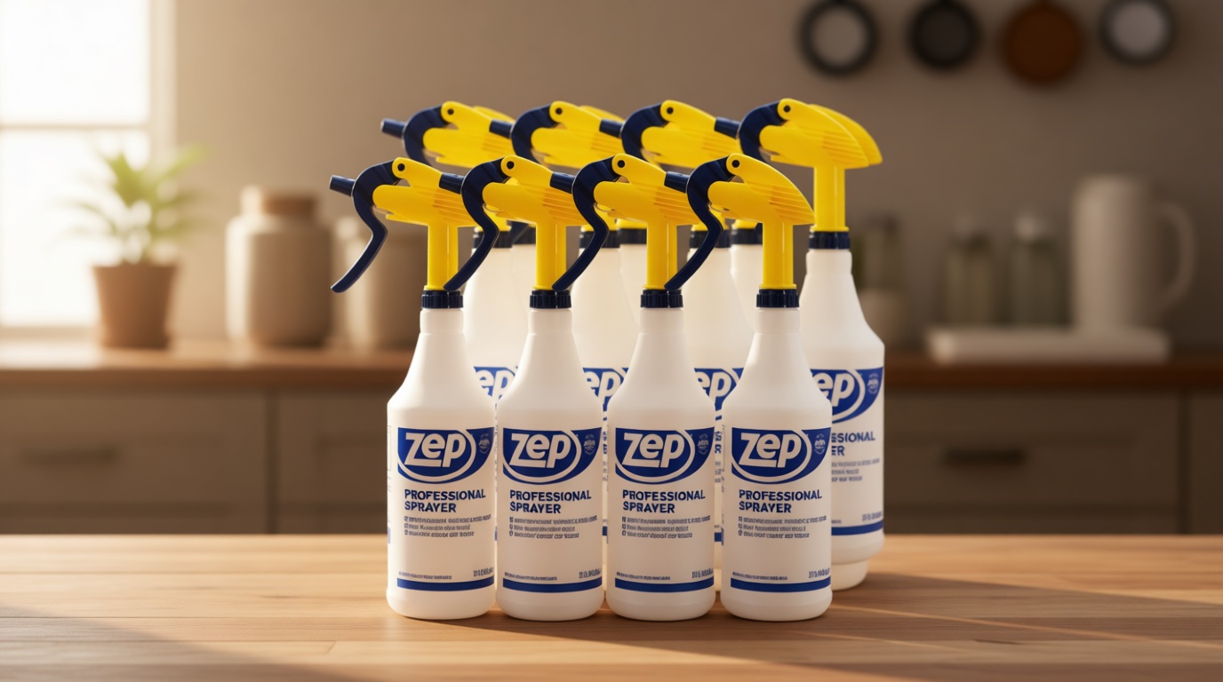 Zep Professional Sprayer Bottle - 32 oz (Case of 12) - HDPRO1 - Versatile Adjustable Nozzle Spray Bottles with a Fine Mist or Powerful Spray, Refillable for Diluted Concentrate