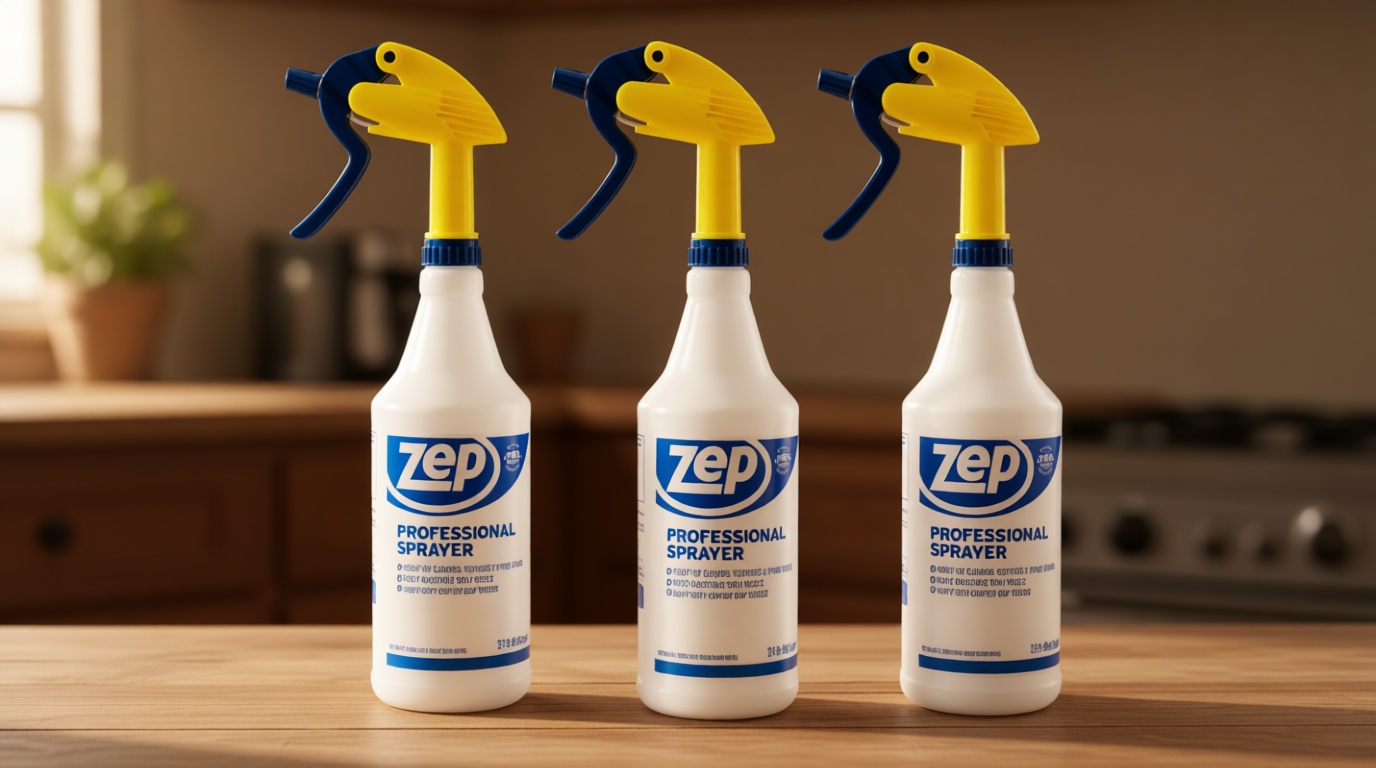 ZEP Professional Sprayer Bottle - 32 oz (Pack of 3) - HDPRO1 - Versatile Adjustable Nozzle Spray Bottles with a Fine Mist or Powerful Spray, Refillable for Diluted Concentrate