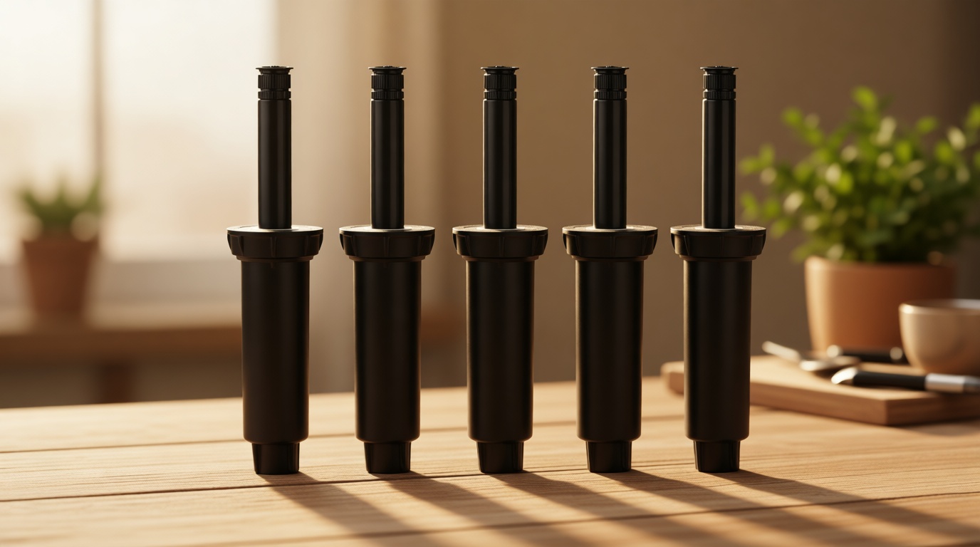 Rain Bird 1804 Spray Head with 15van Nozzle; 0° to 360° Adjustable; 15' Radius (Pack of 5)