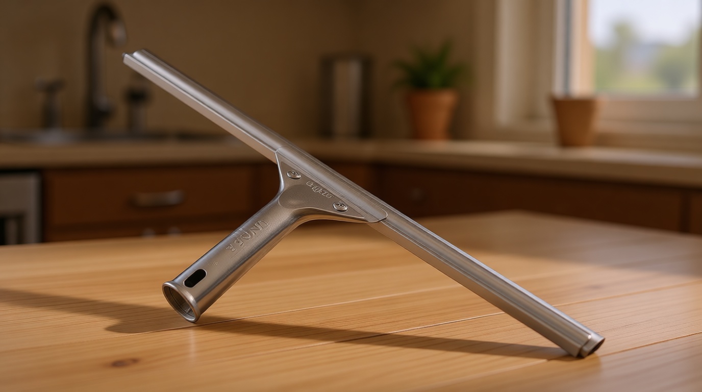 Unger Professional 16” Stainless Steel Window & Glass Cleaning Squeegee - Cleaning Supplies, Heavy Duty Squeegee for Window Cleaning, Streak Free Results