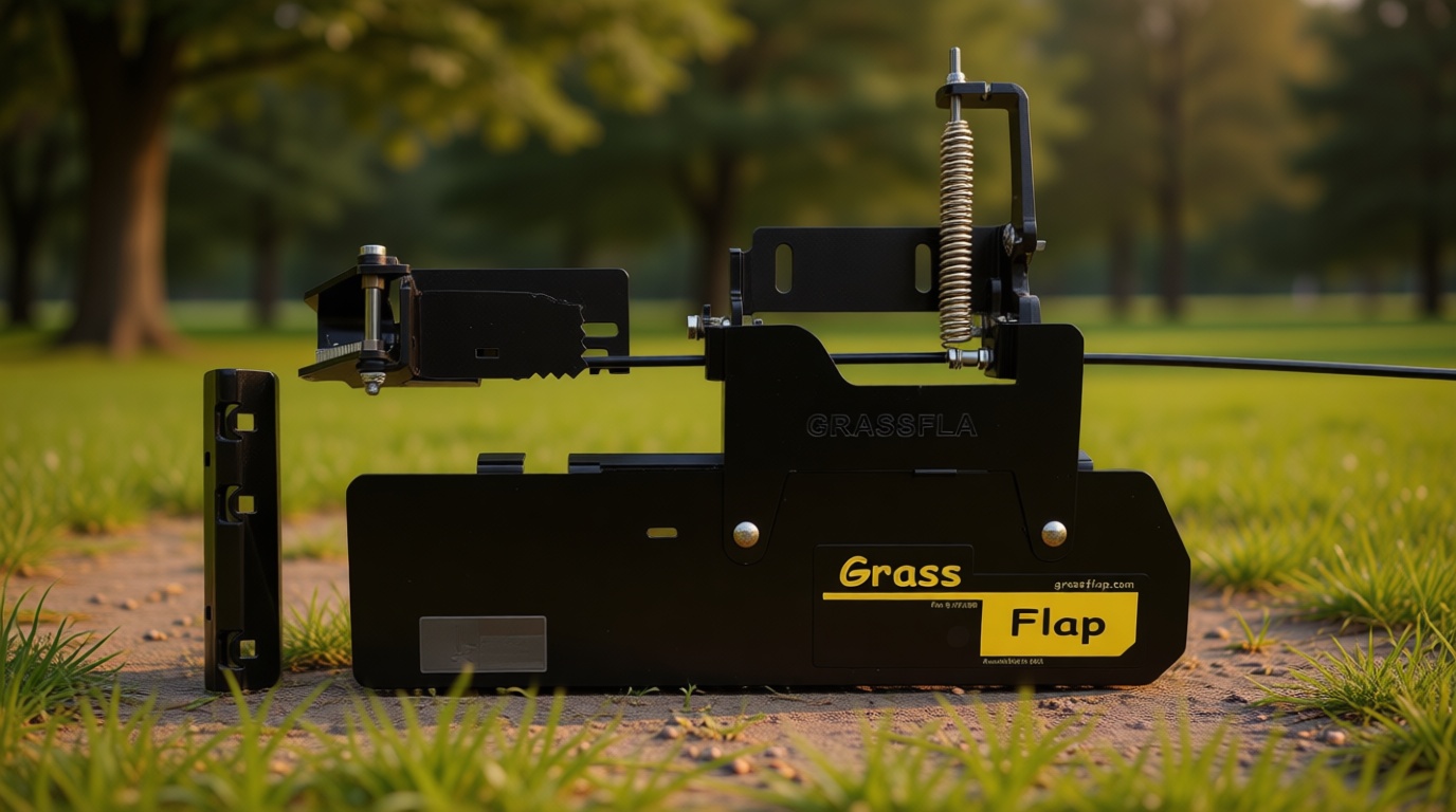 GRASSFLAP Chute Blocker for Wright Stand ON Mower (2020 MOWERS OR Newer), Black, 44WM70-5D