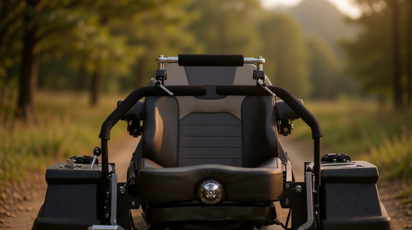 Zero-Turn Mower Steering Bar, Single-Hand Control Bar with Quick-Release Design, Mower Accessory Handle, Stainless Steel Material, Compatible with All Zero-Turn Mower Models