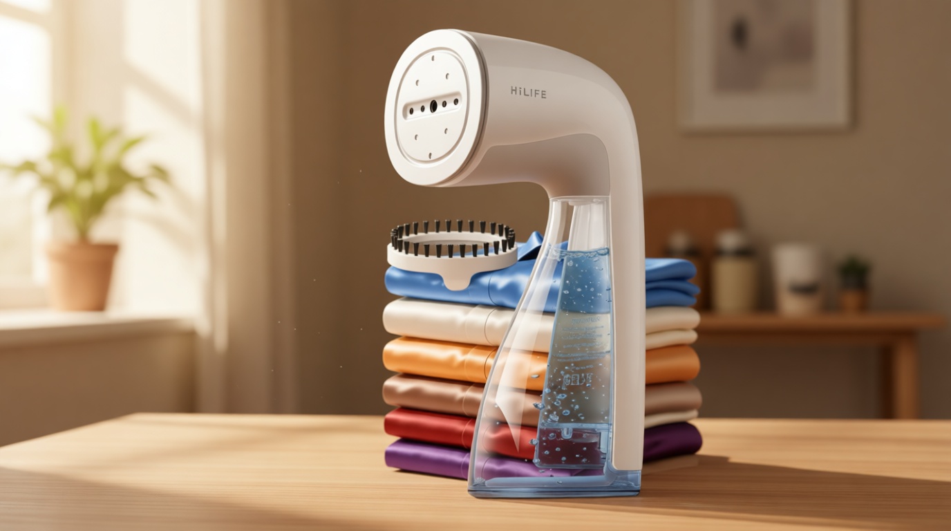 HiLIFE Upgraded Steamer for Clothes, Handheld & Portable, 1100W Powerful Steam, 300ml Big Capacity & No Leak Design, 30S Fast Heat-up, Quick Wrinkle Remover, Compact Size for Travel, ONLY 120V