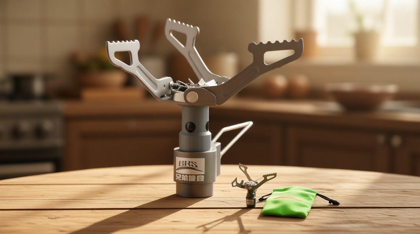 BRS Outdoor BRS-3000T Ultra-Light Titanium Alloy Miniature Portable Picnic Camping Gas Cooking Stove Portable Ultralight Burner 25gram