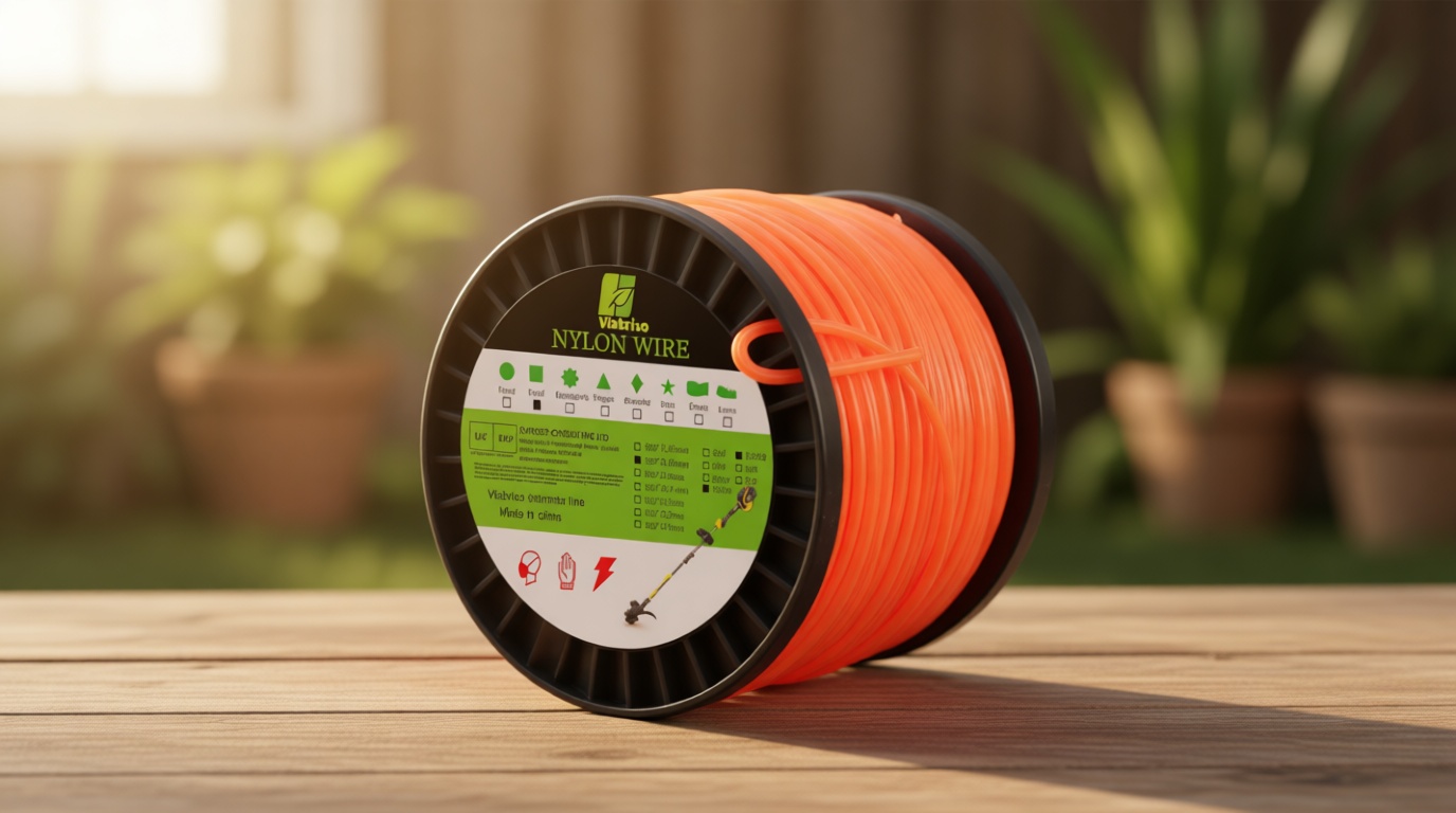 VIABRICO 080 Inch Trimmer Line, 0.080" Weed Wacker Eater String, Commercial Grade Square Nylon String Trimmer Line Replacement for String Trimmer Weed Trimmer .080"-425ft-1.35lb-Spool