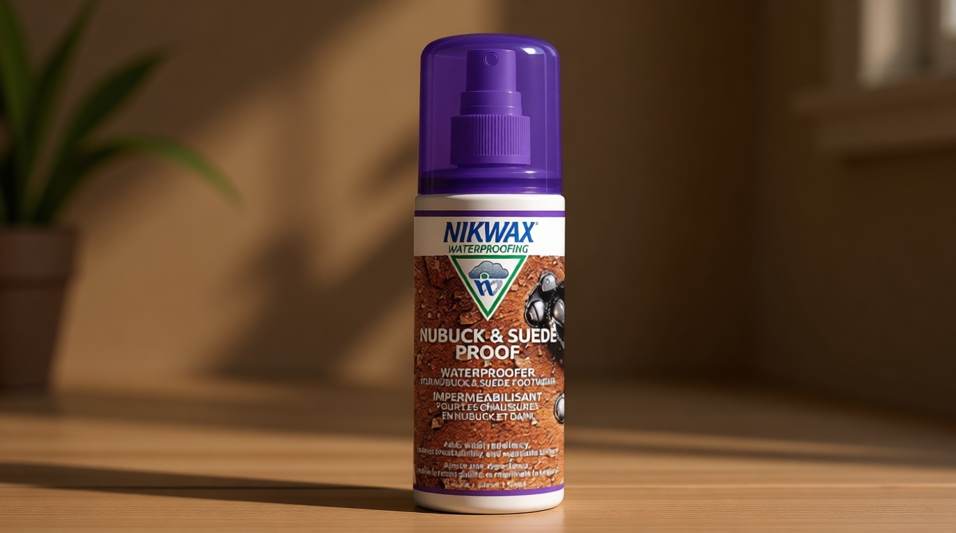 Nikwax Nubuck & Suede Proof, 125ml, Spray-On Waterproofing Restores DWR Water Repellency in Textured Leather Footwear, Shoe & Boot Care and Rain Protection