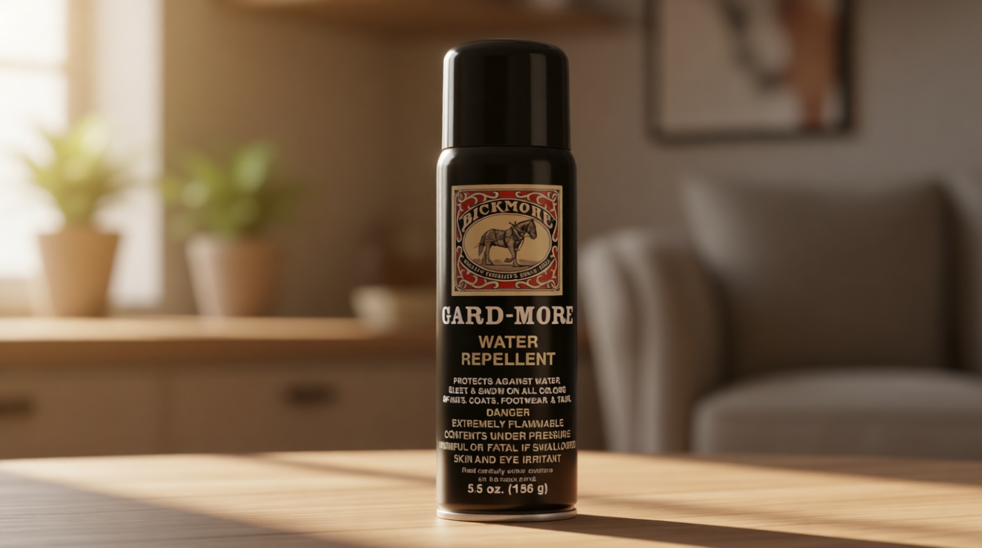 Bickmore Gard-More Water & Stain Repellent | Leather & Suede Protector Spray | Shoe Waterproof Spray | Heavy Duty Fabric Protector for Leather Boots, Hats, Jackets & UGGs | Won't Darken or Yellow | Made in USA