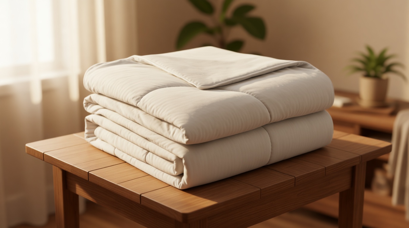 Cozy Bliss Cooling Comforter Queen Size, Cooling Blankets for Hot Sleepers and Night Sweats, Blue Summer Comforter for Queen Size Bed, Breathable Soft Lightweight Silk Smooth OEKO-TEX STANDARD 100