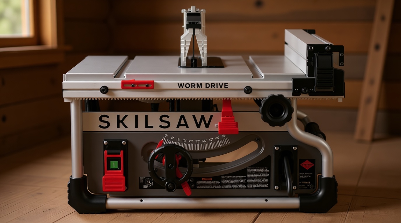SKIL 8-1/4" Portable Worm Drive Table Saw-SPT99T-01