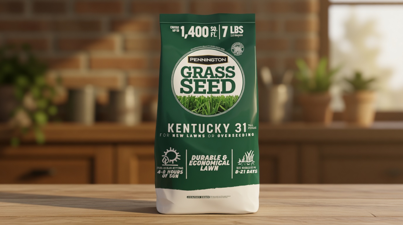 Pennington 100% Kentucky 31 Tall Fescue Penkoted Grass Seed 7 lb