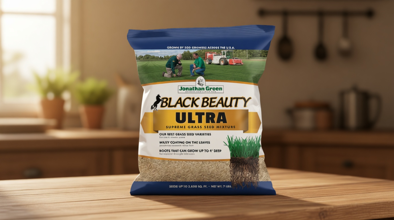 Jonathan Green (10322) Black Beauty Ultra Grass Seed - Cool Season Lawn Seed (7 lb)
