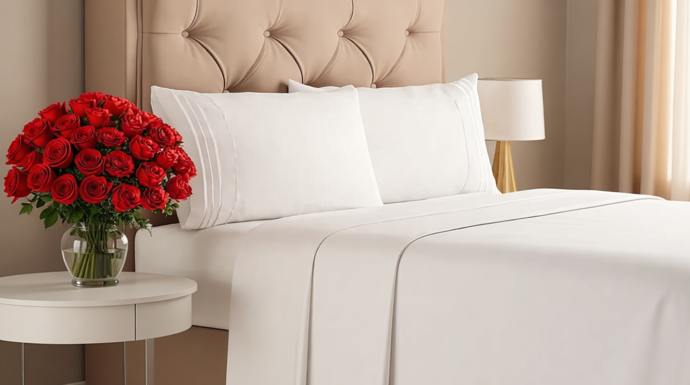 Queen Size 4 Piece Sheet Set - Comfy Breathable & Cooling Bed Sheets Set - Hotel Luxury Bedding for Women, Men, Kids, Teens, Boys & Girls - Deep Pockets, Ultra-Soft, Wrinkle Free - Oeko-Tex - White OEKO-TEX MADE IN GREEN