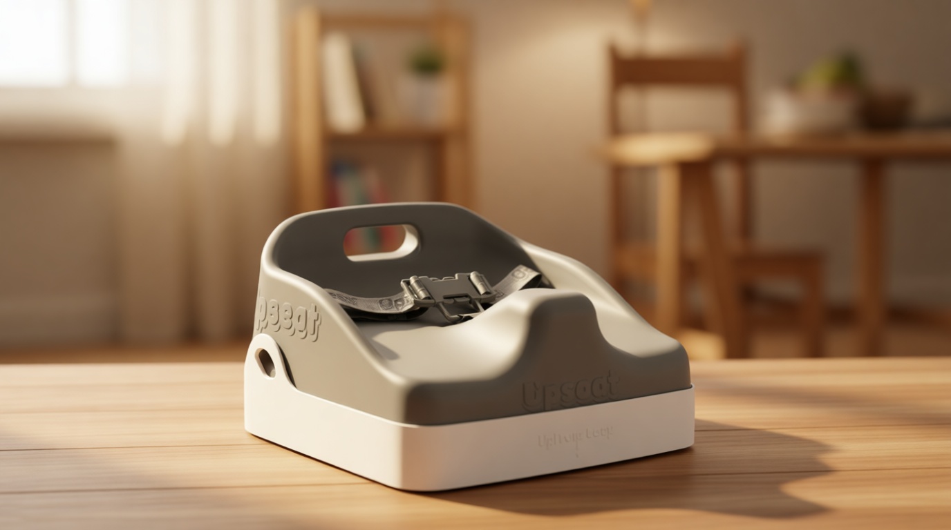 Upseat Boost - The Original Ergonomic Toddler Booster Seat for Dining Table, Developed with Physical Therapists to Encourage Posture, Adjustable Height, Easy to Wipe Clean, and Travel-Friendly