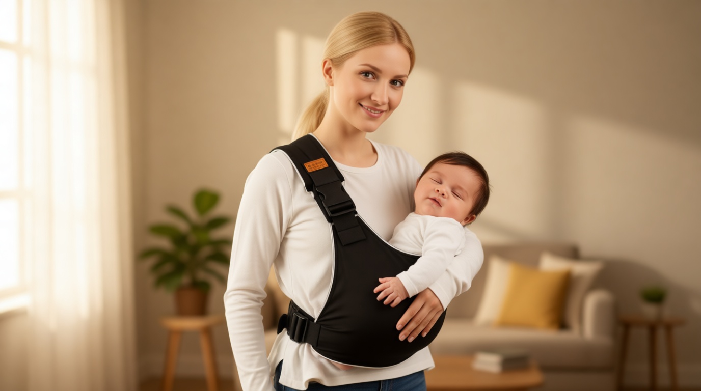 yemyig Baby Sling Carrier,Toddler Carrier, 2024 New Baby Carrier Newborn to Toddler,Portable Lightweight Non-Slip Hip Seat Carrier 10-30lbs(Black)