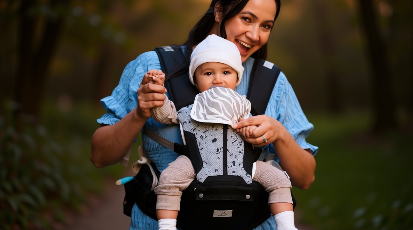 Baby Carrier, MOMTORY Safety-Certified 6-in-1 Baby Carrier Newborn to Toddler, Adjustable Detachable Infant Baby Hip Seat Carrier for 7-50lbs, All Seasons, Perfect for Shopping Travelling OEKO-TEX STANDARD 100