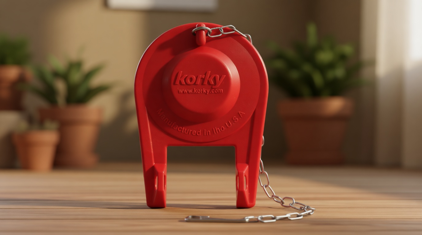 Korky Ultra Standard 2-Inch Universal Toilet Flapper - Long Lasting Rubber - Easy to Install - Made in USA, 100BP