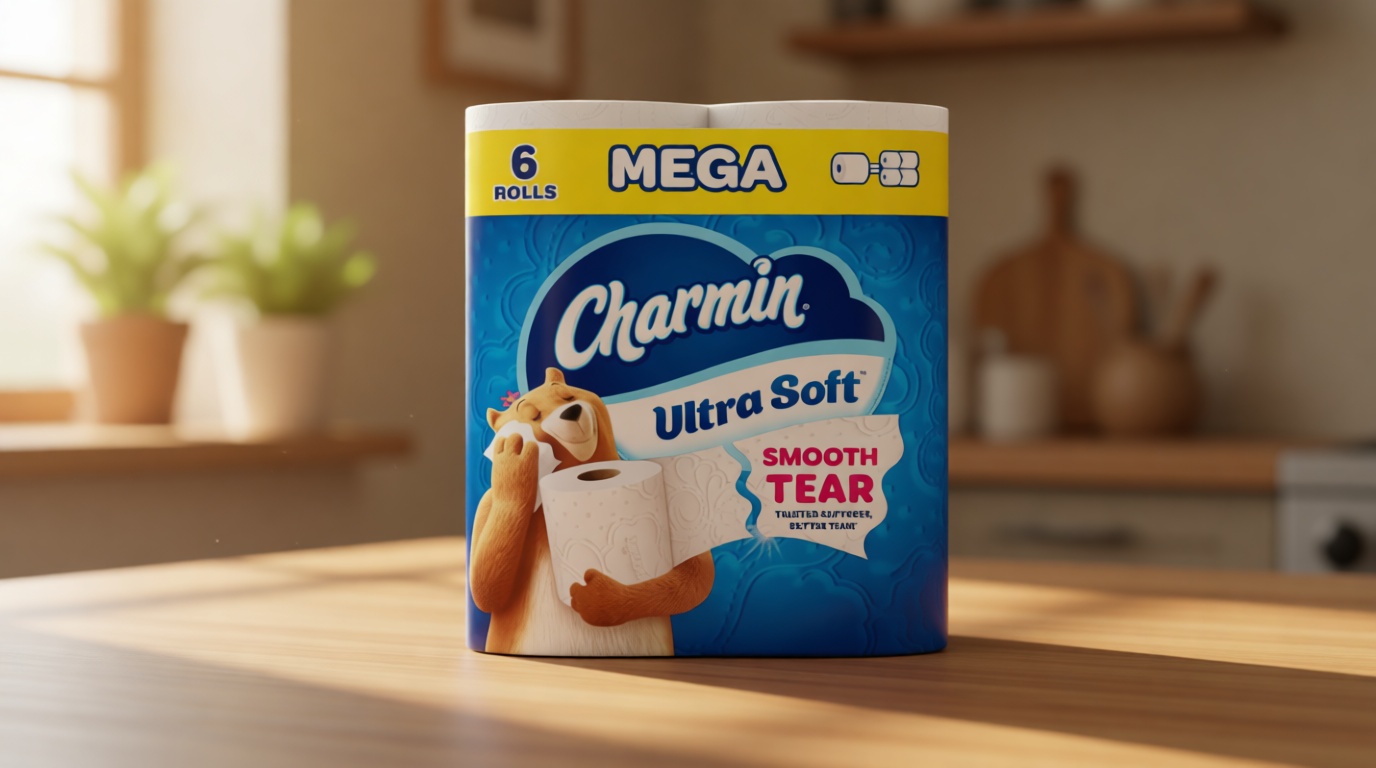 Charmin Ultra Soft Toilet Paper, 6 Mega Rolls = 24 Regular Rolls