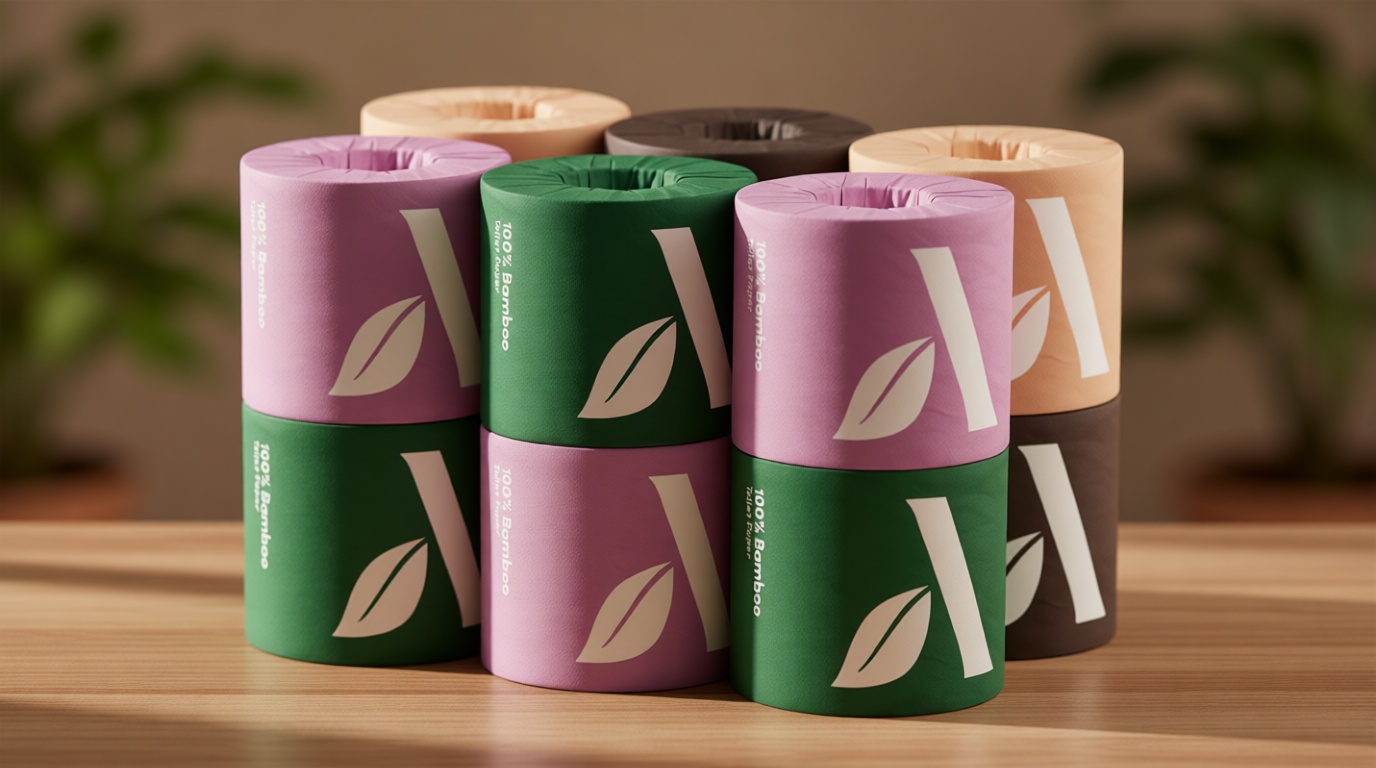 Amazon Aware 3-ply Bamboo Toilet Paper, Unscented, 12 Rolls, 350 Sheets per roll, Total 4200 Sheets, Plastic-Free The Forest Stewardship Council