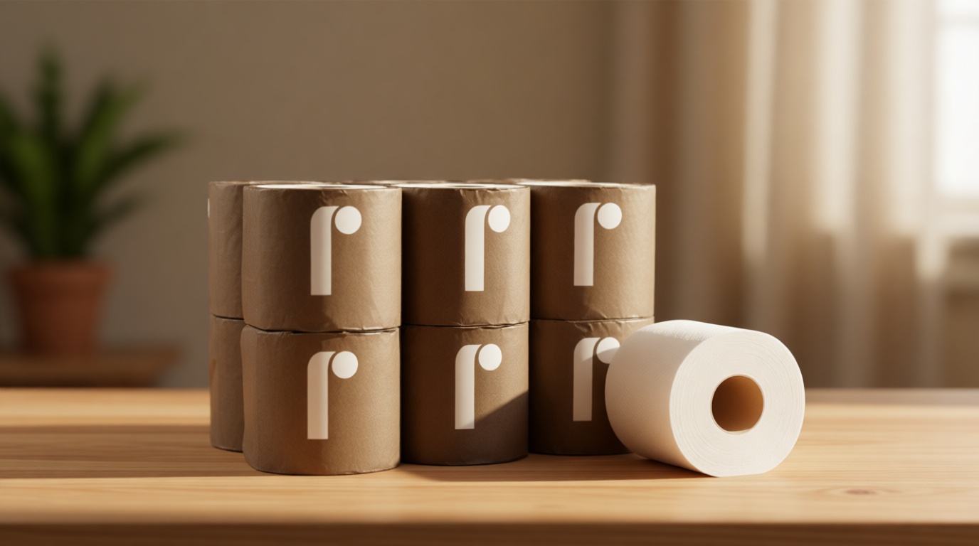 Reel Premium Bamboo Toilet Paper - 12 Rolls of Toilet Paper - 3-Ply Made From Tree-Free - Zero Plastic Packaging, Septic Safe The Forest Stewardship Council