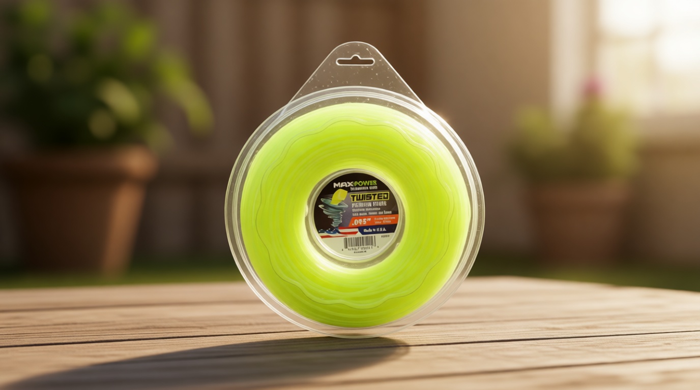 MaxPower 338814 0.095-Inch Premium Twisted Trimmer Line, 200-Foot Length