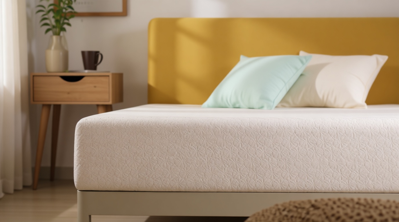 Best Price Mattress 8 inch Twin Mattress XL Long, Bed-In-A-Box, Green Tea Memory Foam,White