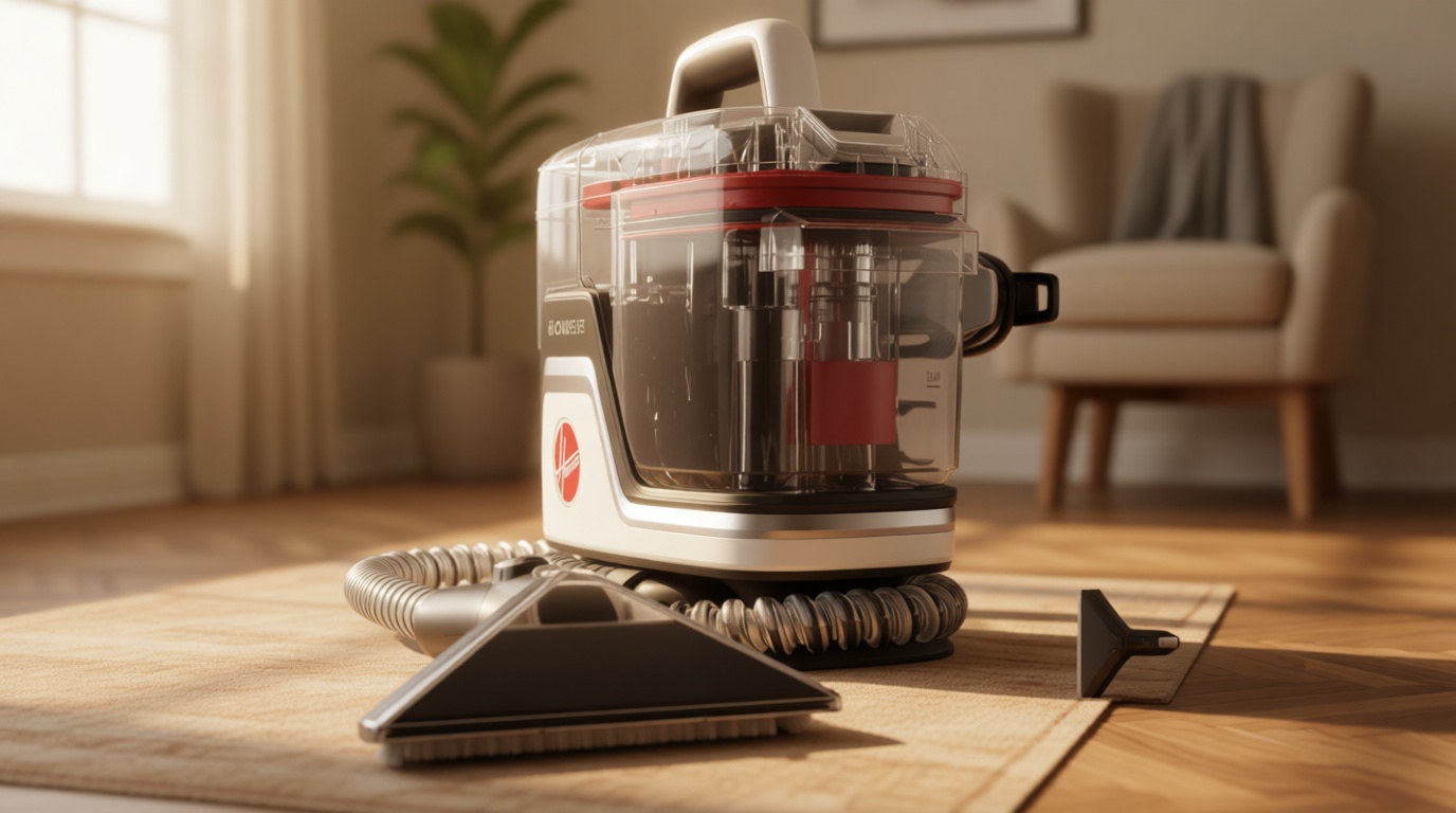 Hoover CleanSlate Plus Portable Carpet + Upholstery Spot Cleaner Machine, Powerful Suction with Versatile Tools, Pet Stain Remover, Car and Auto Detailer, Pair with Hoover Carpet Cleaner Solution