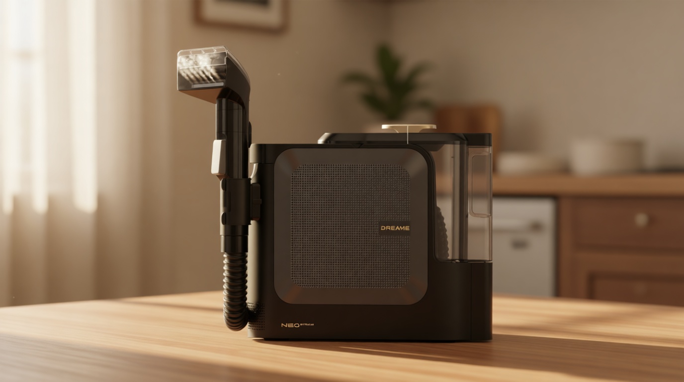 DREAME N20 Steam Portable Carpet Cleaner with Steam & Hot Water Wash, Upholstery Cleaner Machine with Auto-Mix Solution, 17Kpa Powerful Suction, Spot Cleaner for Carpet, Couch, Furniture, Pets, Cars