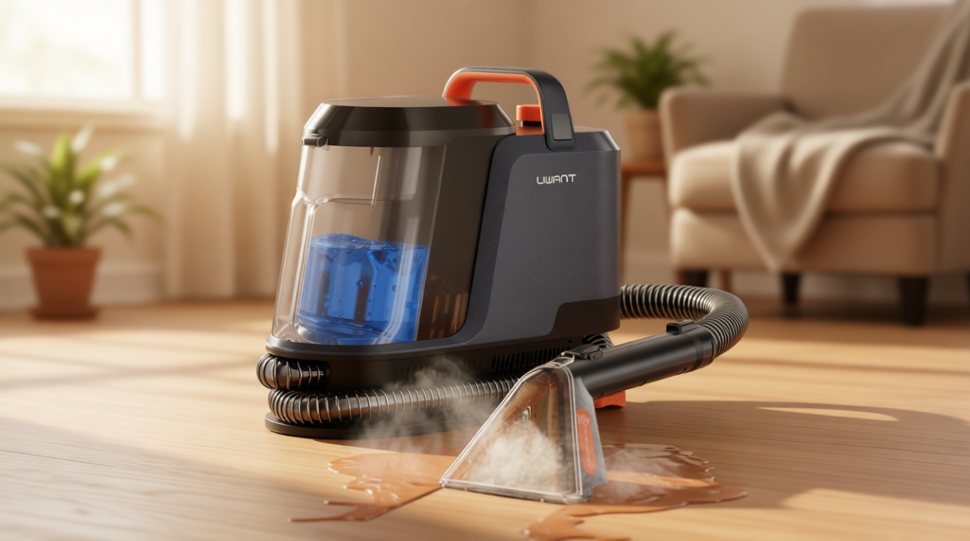 Uwant Carpet Cleaner Machine with Steam&Hot&Cold Water Models 18Kpa Powerful Suction Upholstery Cleaner Machine with Pet Pro Cleaner for Pets, Carpet Steam Cleaner Set of 1