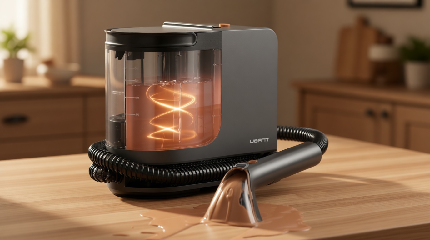 Uwant Portable Carpet Cleaner with Steam& Hot Water 18Kpa Upholstery Cleaner Machine for Pets with Cleaning Tools& Solution Carpet Steam Cleaner for Cars,Couch,Furniture