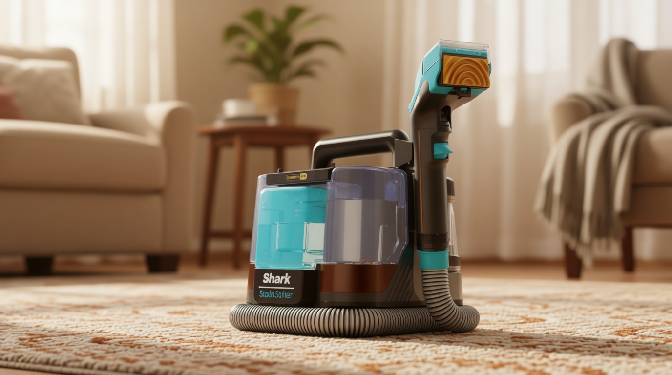 Shark StainStriker HairPro Portable Carpet, Upholstery & Area Rug Cleaner with Pet Mess & Hair Tools, Self-Cleaning, Perfect for Pets & Car Interiors, 4 Cleaning Tools & Pet Solution, Copper, PX251