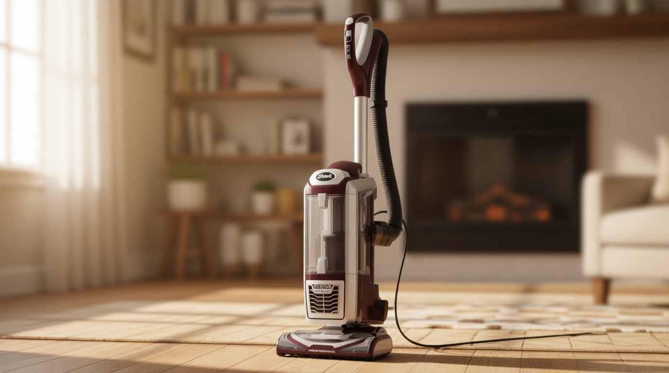 Shark NV752 Rotator Powered Lift-Away TruePet Upright Vacuum with HEPA Filter, Large Dust Cup Capacity, LED Headlights, Upholstery Tool, Perfect Pet Power Brush & Crevice Tool, Bordeaux